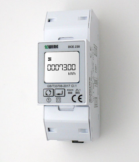 220V 2P mesurant l'énergie électronique compteur d'énergie électronique  compteur électronique pour compteur de construction pour compteur d'usine  pour compteur électrique domestique : : Bricolage